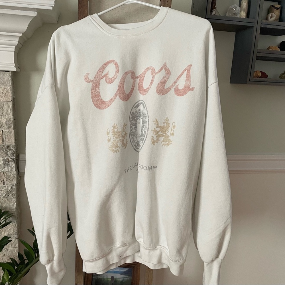 The Laundry Room White Crew Neck Sweater